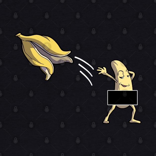 Funny Banana Striptease Censored Humor Food Pun Men & Women by Blink_Imprints10